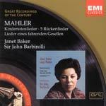 MARBECKS COLLECTABLE: Mahler: Kindertotenlieder / Lieder eines fahrenden Gesellen / etc cover