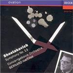 MARBECKS COLLECTABLE: Shostakovich: Symphony No 13 Babi-Yar Op 113 cover
