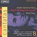 Bach J.S. - Cantatas (Vol 8) Nos 22, 23 & 75 cover