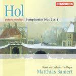 Hol, Richard - Symphonies Nos 2 & 4 cover