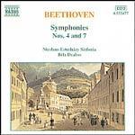 Beethoven - Symphonies Nos 4 & 7 cover