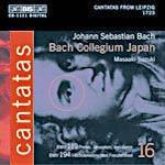 Cantatas (Vol 16) Nos 119 & 194 cover