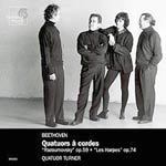 Beethoven-String Quartets Op.74 'Harp' & Op.59 No.3 'Razumovsky' cover