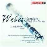 Weber: Complete Works for Clarinet cover