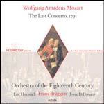 The Last Concerto 1791: Clarinet Concerto KV622 / La clemenza di Tito, K621 - highlights / etc cover