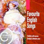 Favourite English Songs by twentieth-century English composers cover