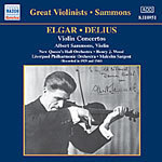 Delius/Elgar: Violin Concertos (Rec 1929 & 44) cover