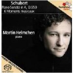 Schubert: Piano Sonata in A D959 / Six Moments Musicauz D780 cover