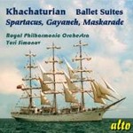 Khachaturian: Famous Ballet Suites - Spartacus / Gayaneh / Masquerade cover