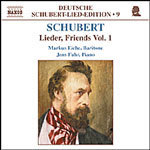 Schubert - Friends, Vol 1 (Includes Schatzgrabers Begehr, D. 761) cover