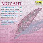 Symphonies No. 31, No. 33 & No. 34 cover