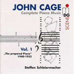 Cage, John - Complete Piano Music Vol. 1: The prepared piano 1940-1952 cover