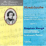 Mendelssohn: Piano Concerto No 1 & No 2 / Capriccio Brillant in B minor Op 22; Rondo Brillant in E flat major Op 29 ; etc (The Romantic Piano Concerto cover