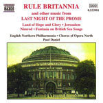 Rule Britannia: The Last Night of the Proms (featuring 'Crown Imperial'; 'Jerusalem' & 'Fantasia on British Sea Songs') cover