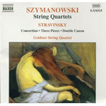 Szymanowski: String Quartets / Stravinsky: Concertino cover