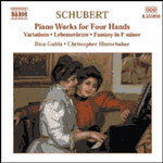 Piano Works for Four Hands, Vol. 4 (Includes Fantasie in F minor, D. 940 ) cover