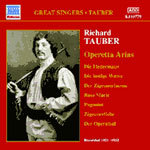 Richard Tauber: Operetta Arias (Rec 1921-1932) cover