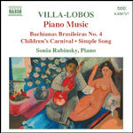 Piano Music Vol 4: Bachianas Brasileiras No. 4 / Children's Carnival cover