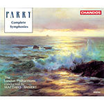 Parry: Complete Symphonies (Nos 1- 5) cover