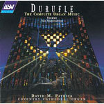 MARBECKS COLLECTABLE: Durufle: The Complete Organ Music (with Vierne: Trois Improvisations) cover