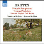 Britten: Simple Symphony / Temporal Variations / Suite on English Folk Tunes cover