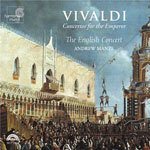 Concertos for the Emperor RV 189, 202, 271, 277, 183, 286 cover