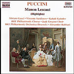 Puccini: Manon Lescaut (highlights from the opera) cover