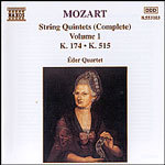 String Quintets Vol 1: String Quintets, K. 174 and K. 155 cover