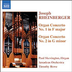 Rheinberger - Organ Concertos Nos. 1 and 2 cover