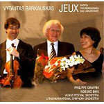 Barkauskas-Jeux for violin and orchestra / Partita for violin solo / Two Monologues for viola solo / Duo Concertante for violin, viola and orchestra cover