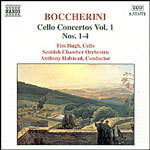 Boccherini: Cello Concertos Vol 1 No. 1 - 4 cover