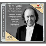 Hans Vonk 1942-2004: The Final Sessions Incls Rhapsody for Alto, Male Chorus and Orchestra cover