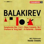 Symphonies Nos 1 & 2 / Piano Concerto / Overture to King Lear / In Bohemia / Tamara cover