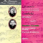 Glazunov: Piano Concertos Nos 1 & 2 (with Alexander Goedicke - Concertstack in D major) cover