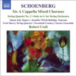 6 A Cappella Mixed Choruses / String Quartet No. 2 / Suite in G major cover