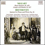 Mozart: Piano Quintet, K. 452 / Beethoven: Piano Quintet, Op. 16 cover