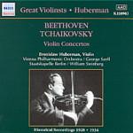 Beethoven/Tchaikovsky: Violin Concertos (Rec 1928 & 1934) cover
