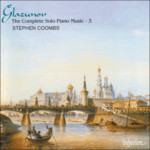 Glazunov: Piano Music Vol 3: Preludes and Fugues cover