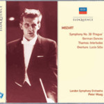 Mozart: Symphony No. 38 / Four Interludes from 'thamos, Kanig in a„gypten' / Six German Dances / etc cover