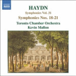 Symphonies, Vol. 31: Nos 18-21 cover