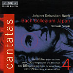 Cantatas Vol 4 (Nos 163, 165, 185 & 199) cover
