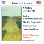 Copland: Four Dance Episodes from Rodeo / Prairie Journal / Red Pony Suite / Letter From Home cover