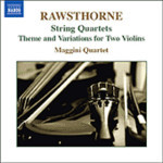 Rawsthorne: String Quartets Nos 1-3 / Theme and Variations cover