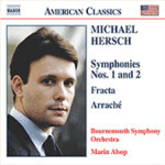Hersch: Symphonies Nos. 1 & 2 / Fracta / Arrache cover
