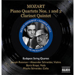 Piano Quartets Nos. 1 and 2 / Clarinet Quintet (1938, 1946) cover