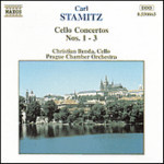 Stamitz: Cello Concertos Nos. 1-3 cover