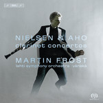 Aho/Nielsen: Clarinet Concertos cover