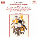 Complete String Quartets Vol 1 (Nos 12 Death and the Maiden & 14) cover