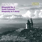 Moeran: Concerto for Violin and Orchestra / Rhapsody in F sharp for Piano and Orchestra / Rhapsody No. 2 cover