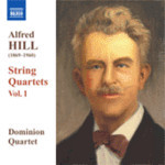 Hill: String Quartets, Vol. 1 (Nos. 1 - 3) cover